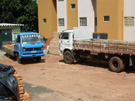 Caminhões para entrega de materiais